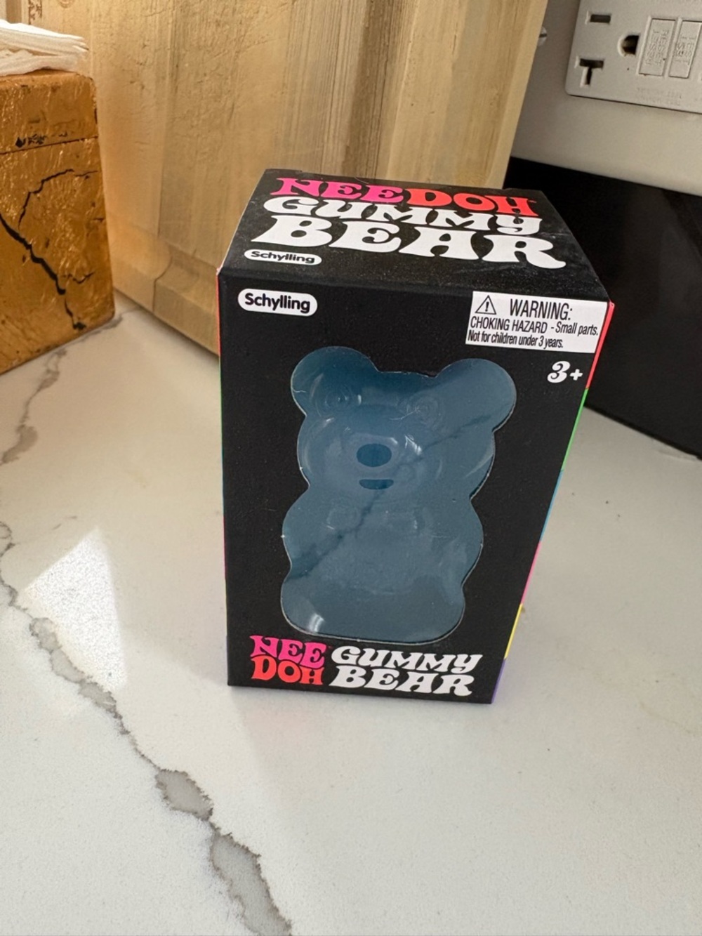 Needoh Gummy Bear Toy - Blue